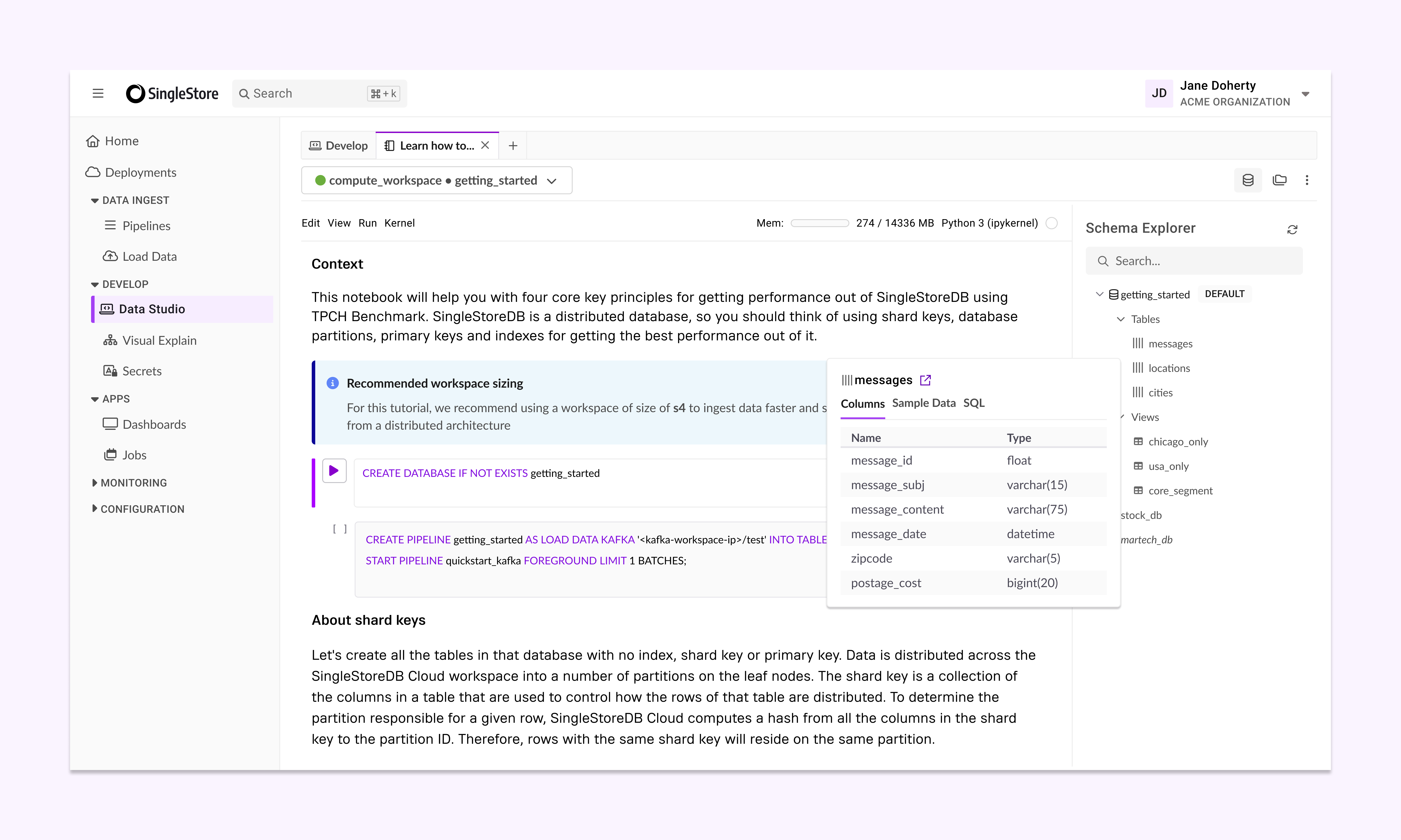 Image of retirement advice dashboard